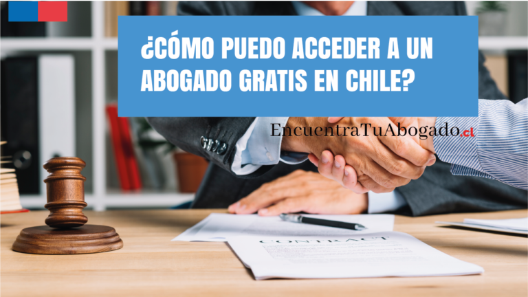 como acceder a un abogado gratis en chile