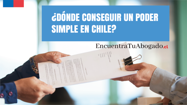 donde conseguir un poder simple en chile