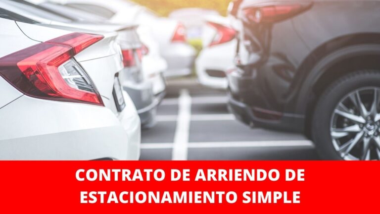 contrato de arriendo de estacionamiento simple