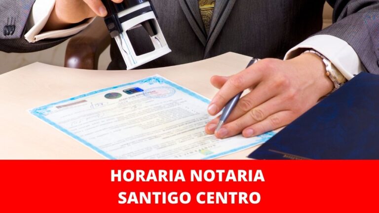 Notarias Santiago centro horarios
