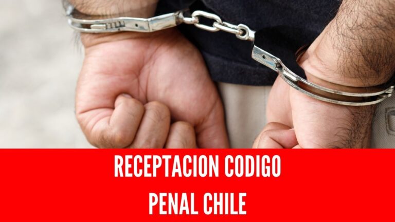 Receptacion codigo penal Chile