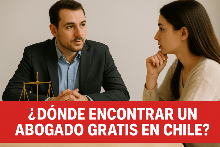 ¿Donde encontrar un abogado gratis en Chile